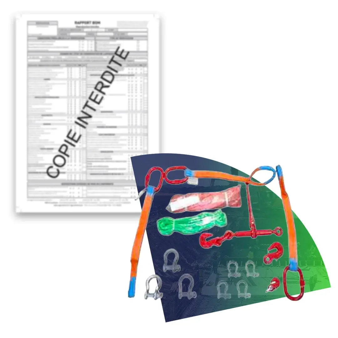 Rapport de Contrôle pour Accessoires de Levage (20 minimum) Ma boutique